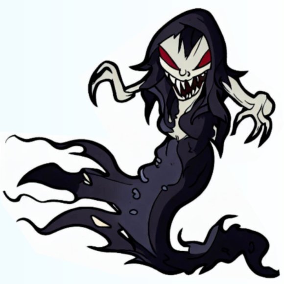 Fantasy/Mythical Scythe Demon Premium Vinyl Decals, Goddard the Terrifier - Picture 1 of 4